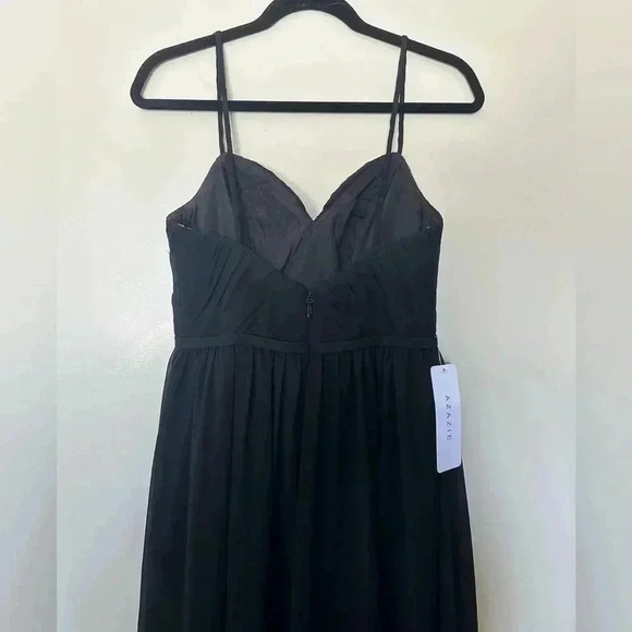 NWT Azazie Black Zuma Dress in Size 6 - Picture 11 of 16